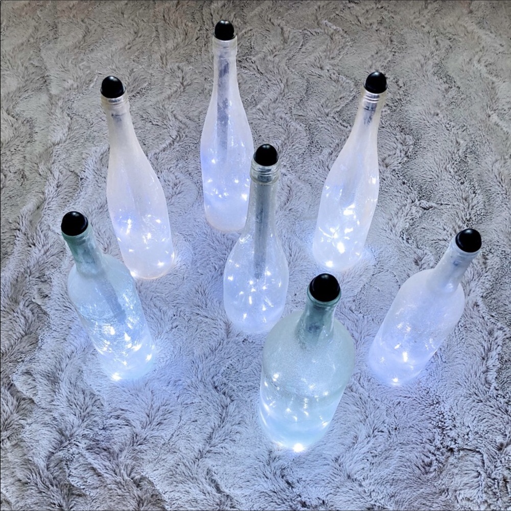 8 Easy On/Off Stick String Lights by Light My Bottle